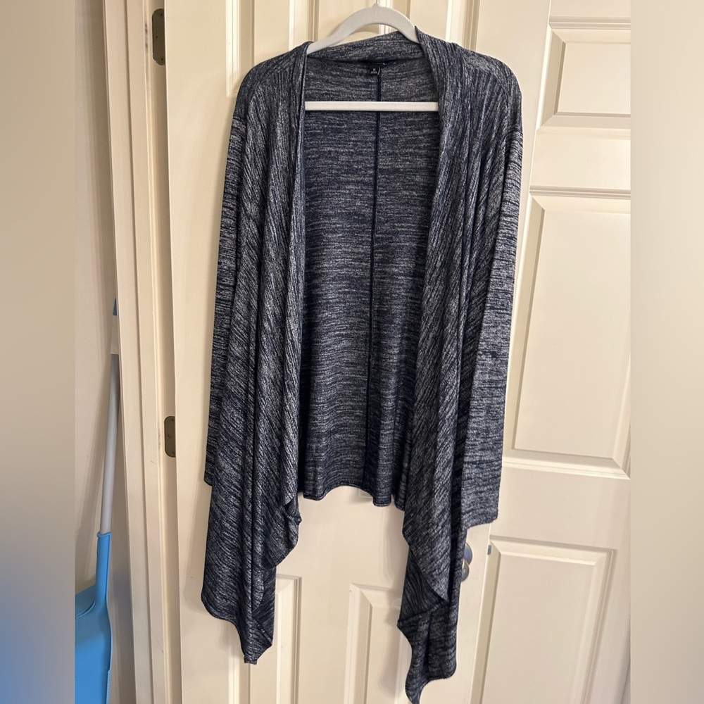 Banana Republic Heather Blue Wrap Cardigan Size XL